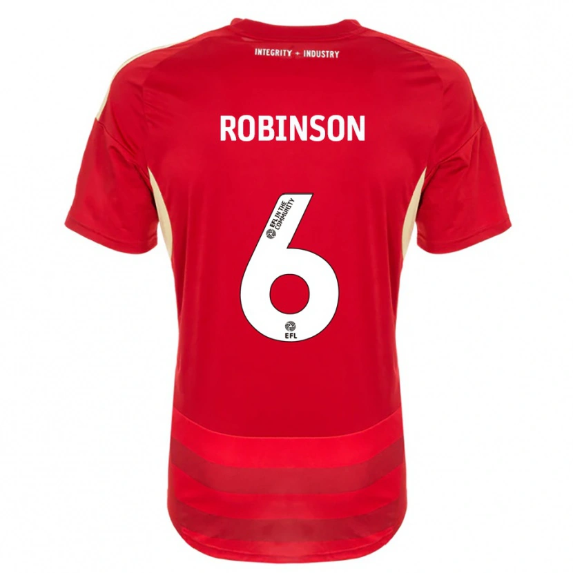 Danxen Kinder Lily Robinson #6 Rot Weiß Heimtrikot Trikot 2025/26 T-Shirt Schweiz