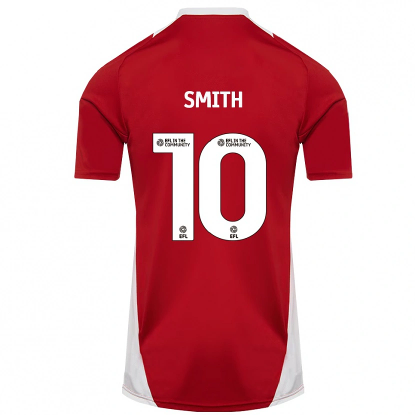 Danxen Kinder Harry Smith #10 Rot Weiß Gold Heimtrikot Trikot 2025/26 T-Shirt Schweiz