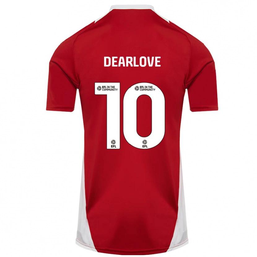 Danxen Kinder Poppy Dearlove #10 Rot Weiß Gold Heimtrikot Trikot 2025/26 T-Shirt Schweiz