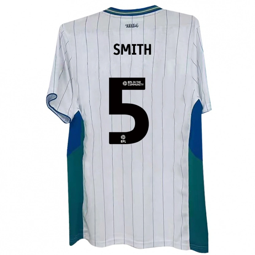 Danxen Kinder Nathan Smith #5 Weiß Grün Blau Heimtrikot Trikot 2025/26 T-Shirt Schweiz