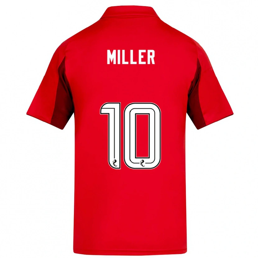Danxen Kinder Darcie Miller #10 Rot Burgunderrot Heimtrikot Trikot 2025/26 T-Shirt Schweiz
