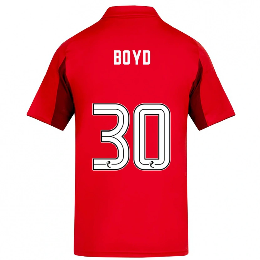 Danxen Kinder Fletcher Boyd #30 Rot Burgunderrot Heimtrikot Trikot 2025/26 T-Shirt Schweiz