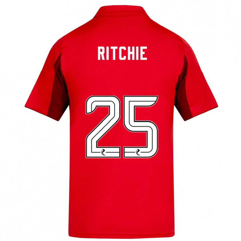 Danxen Kinder Tom Ritchie #25 Rot Burgunderrot Heimtrikot Trikot 2025/26 T-Shirt Schweiz
