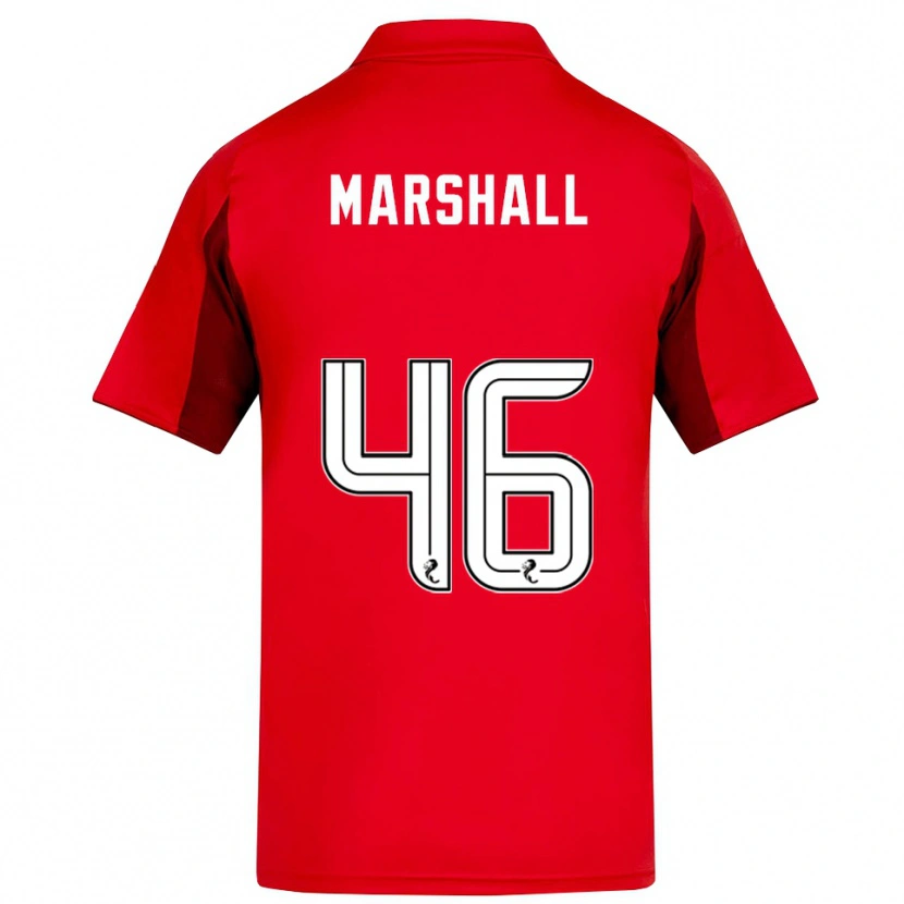 Danxen Kinder Findlay Marshall #46 Rot Burgunderrot Heimtrikot Trikot 2025/26 T-Shirt Schweiz