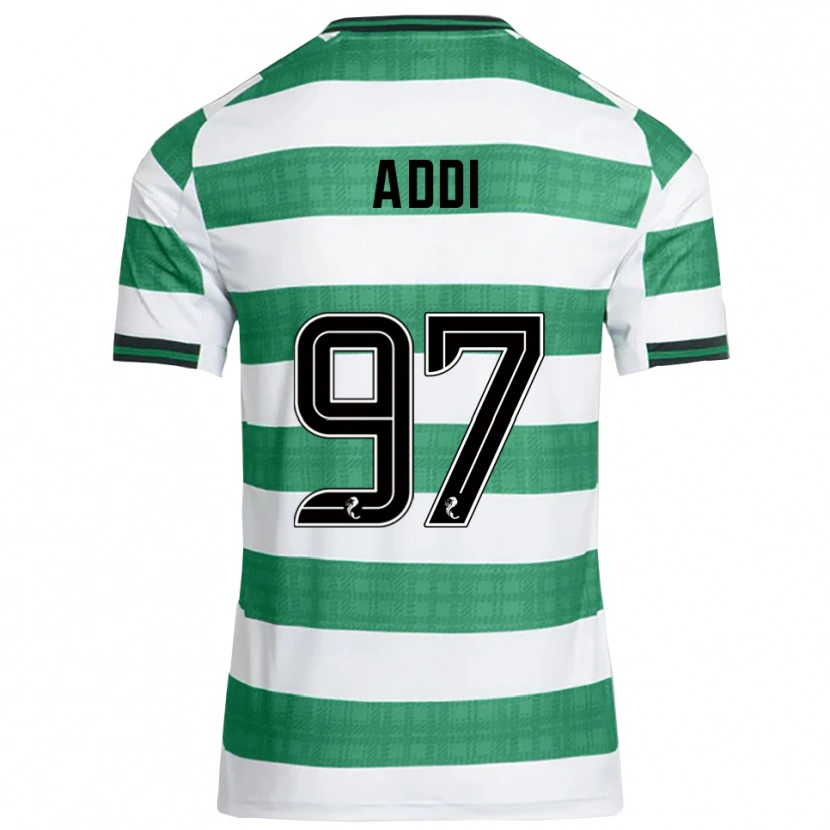 Danxen Kinder Imane Addi #97 Grün Weiß Heimtrikot Trikot 2025/26 T-Shirt Schweiz