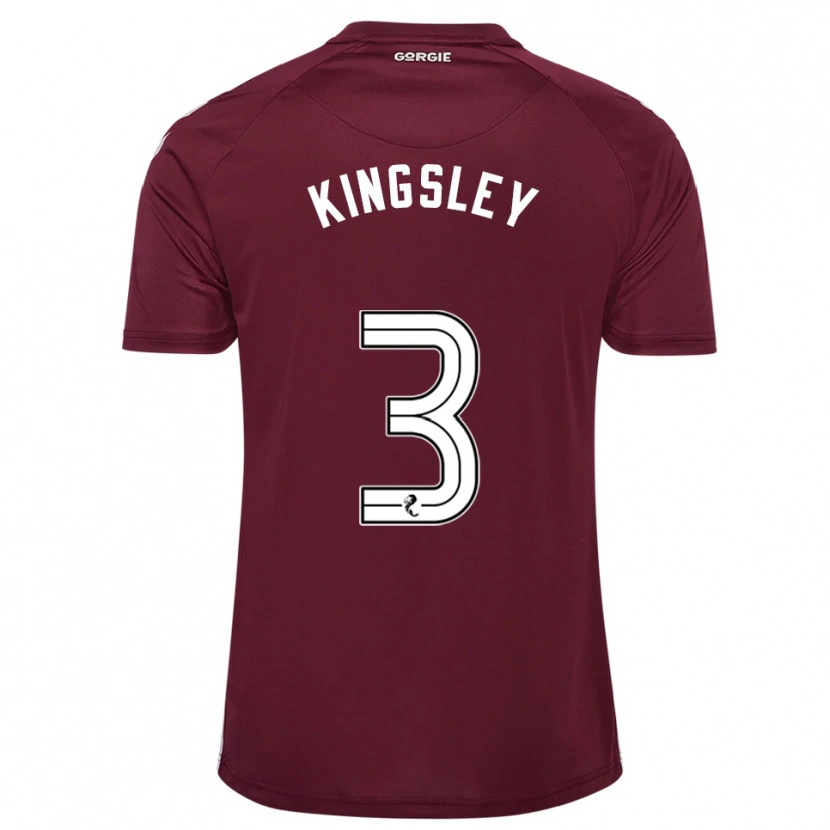 Danxen Kinder Stephen Kingsley #3 Burgunderrot Weiß Heimtrikot Trikot 2025/26 T-Shirt Schweiz