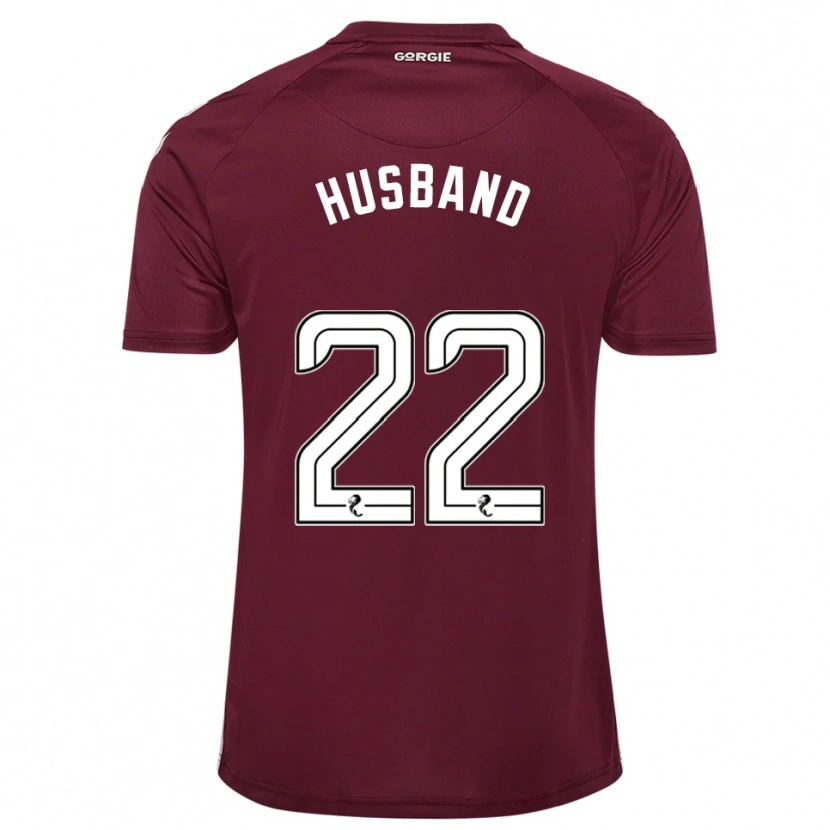 Danxen Kinder Jessica Husband #22 Burgunderrot Weiß Heimtrikot Trikot 2025/26 T-Shirt Schweiz