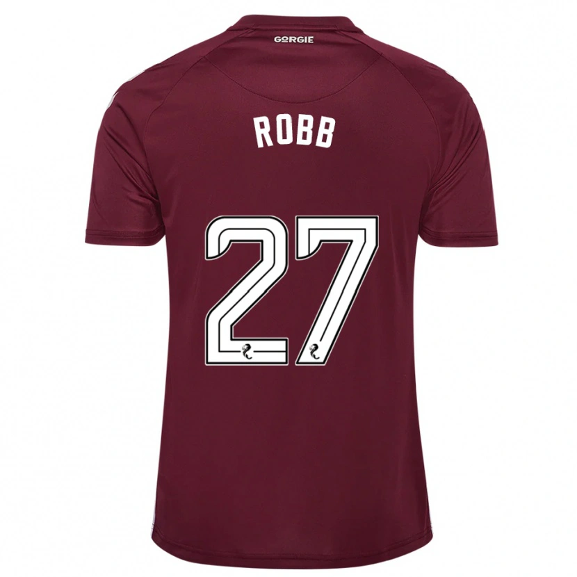 Danxen Kinder Callen Robb #27 Burgunderrot Weiß Heimtrikot Trikot 2025/26 T-Shirt Schweiz