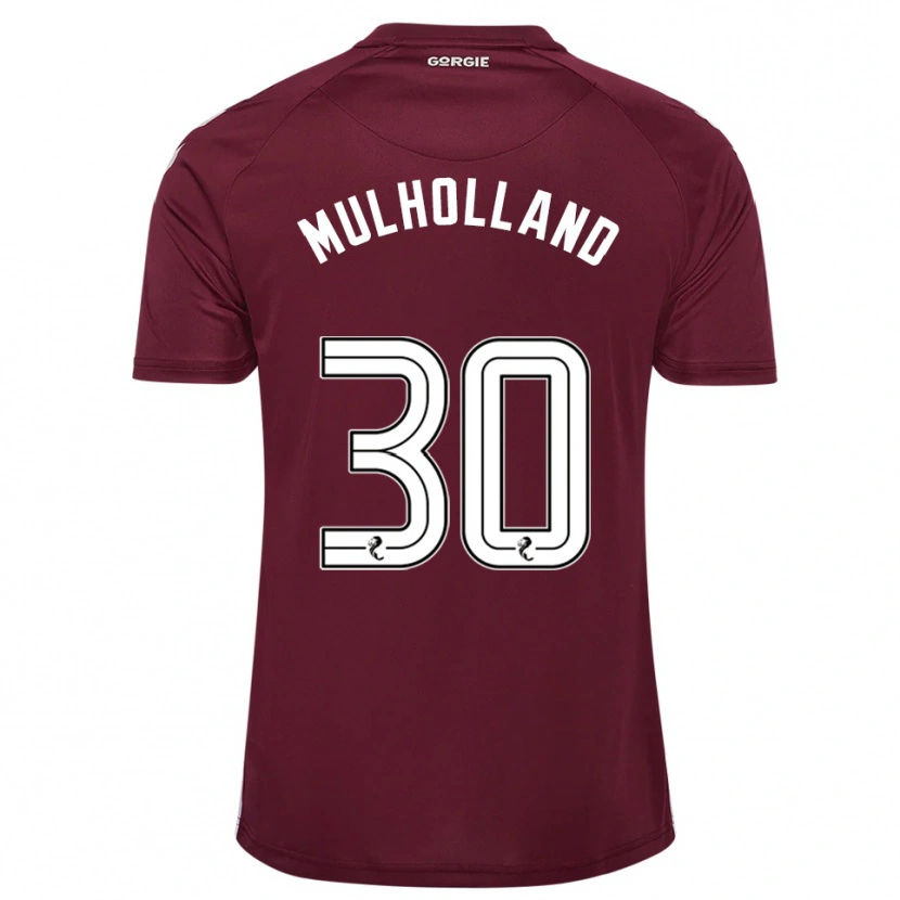 Danxen Kinder James Mulholland #30 Burgunderrot Weiß Heimtrikot Trikot 2025/26 T-Shirt Schweiz