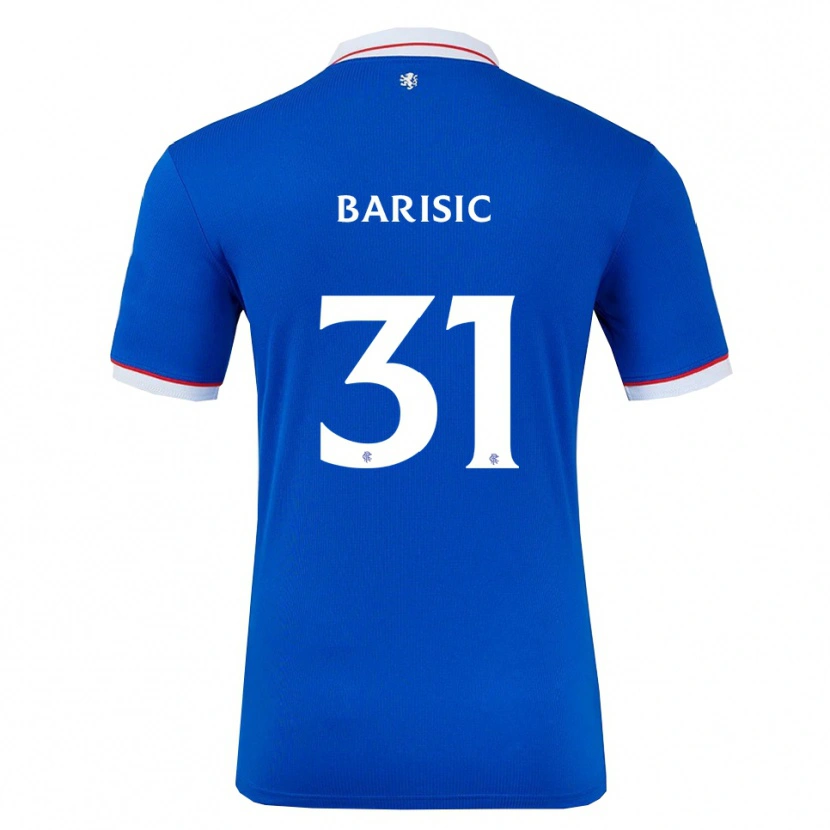 Danxen Kinder Borna Barisic #31 Blau Weiß Heimtrikot Trikot 2025/26 T-Shirt Schweiz