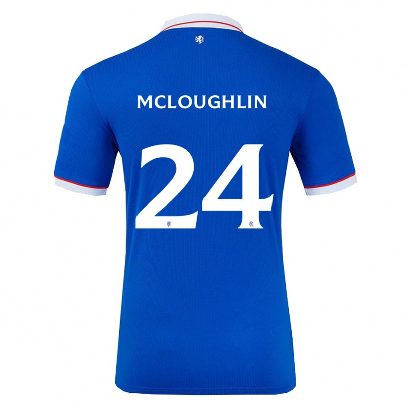 Danxen Kinder Olivia Mcloughlin #24 Blau Weiß Heimtrikot Trikot 2025/26 T-Shirt Schweiz