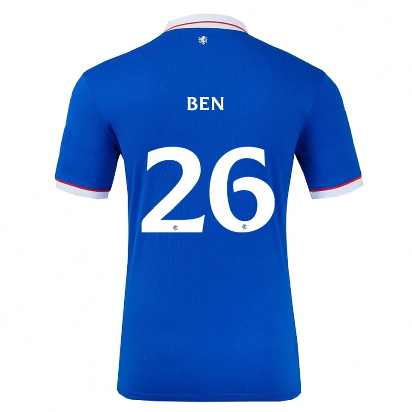 Danxen Kinder Ben Davies #26 Blau Weiß Heimtrikot Trikot 2025/26 T-Shirt Schweiz
