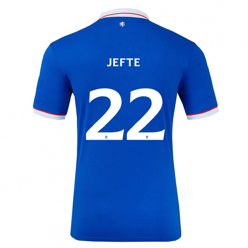 Danxen Kinder Jefté #22 Blau Weiß Heimtrikot Trikot 2025/26 T-Shirt Schweiz