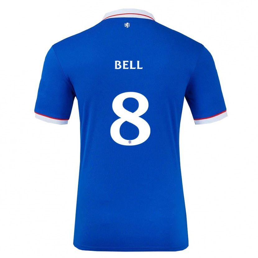 Danxen Kinder Cameron Bell #8 Blau Weiß Heimtrikot Trikot 2025/26 T-Shirt Schweiz