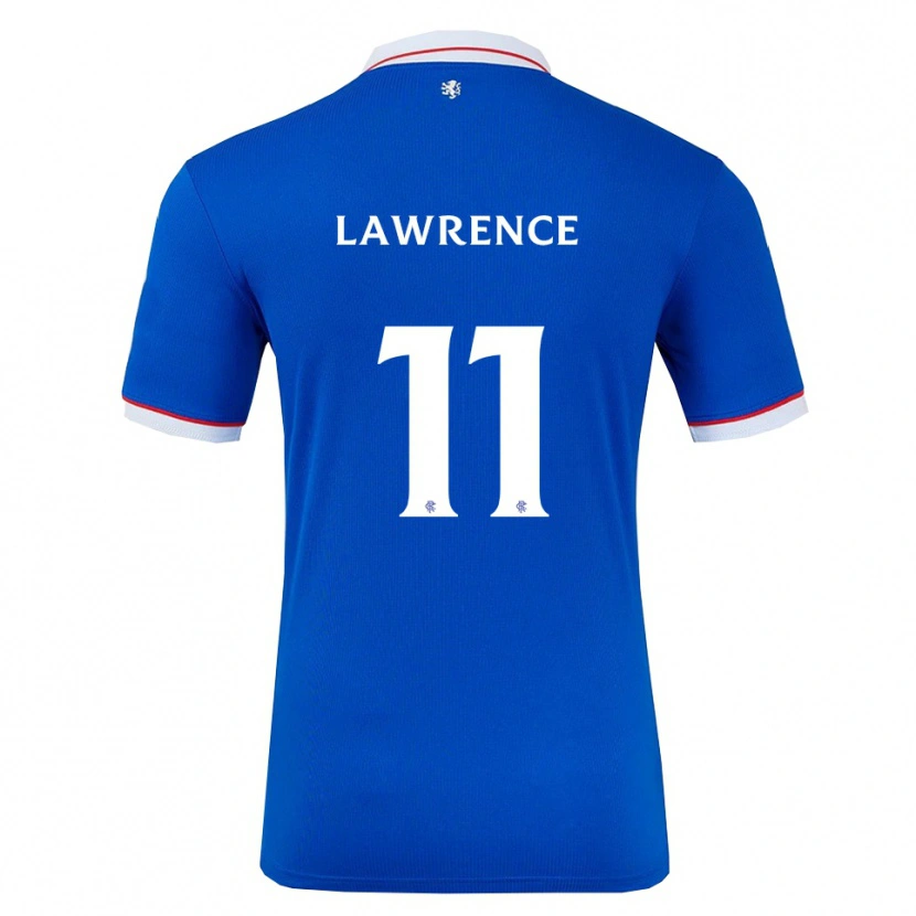 Danxen Kinder Tom Lawrence #11 Blau Weiß Heimtrikot Trikot 2025/26 T-Shirt Schweiz