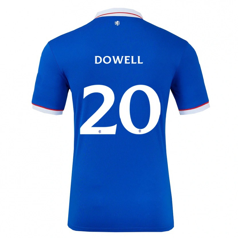 Danxen Kinder Kieran Dowell #20 Blau Weiß Heimtrikot Trikot 2025/26 T-Shirt Schweiz