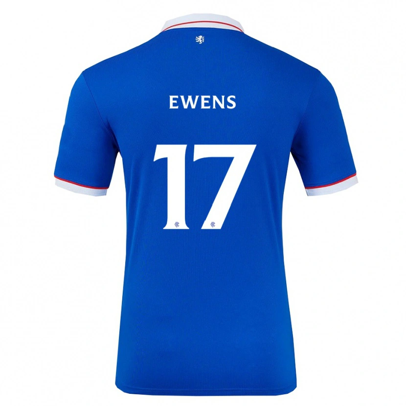 Danxen Kinder Sarah Ewens #17 Blau Weiß Heimtrikot Trikot 2025/26 T-Shirt Schweiz