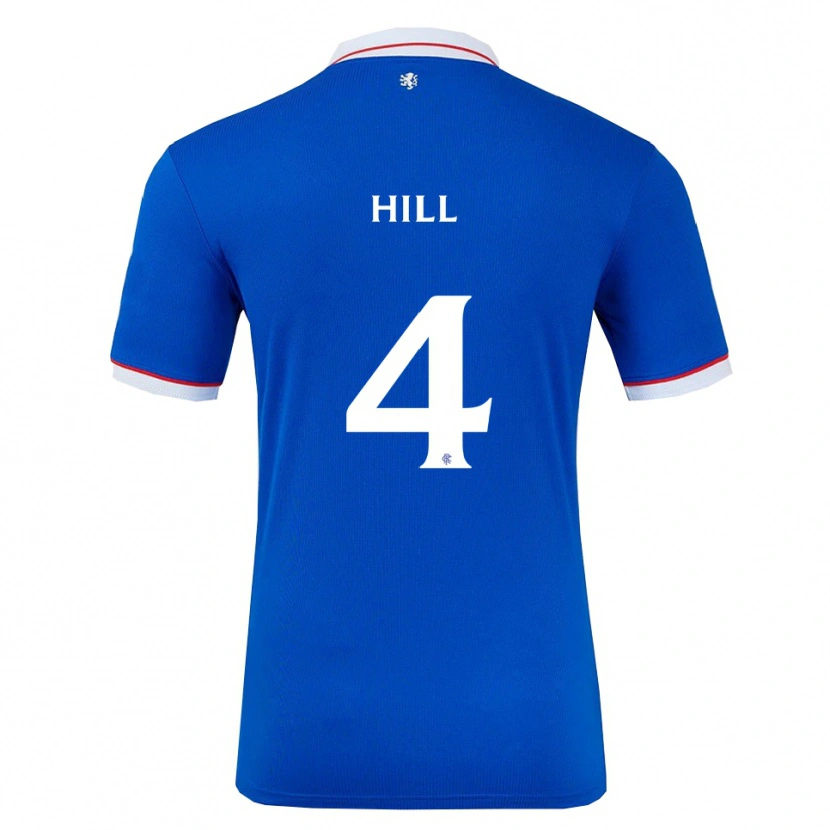 Danxen Kinder Kathryn Hill #4 Blau Weiß Heimtrikot Trikot 2025/26 T-Shirt Schweiz