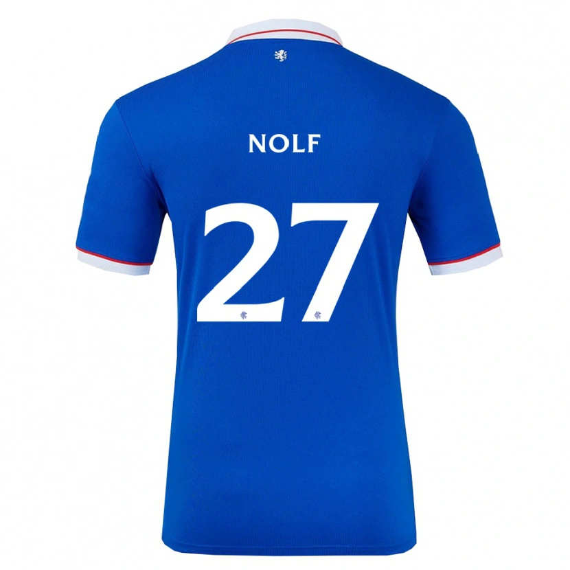 Danxen Kinder Madeline Nolf #27 Blau Weiß Heimtrikot Trikot 2025/26 T-Shirt Schweiz