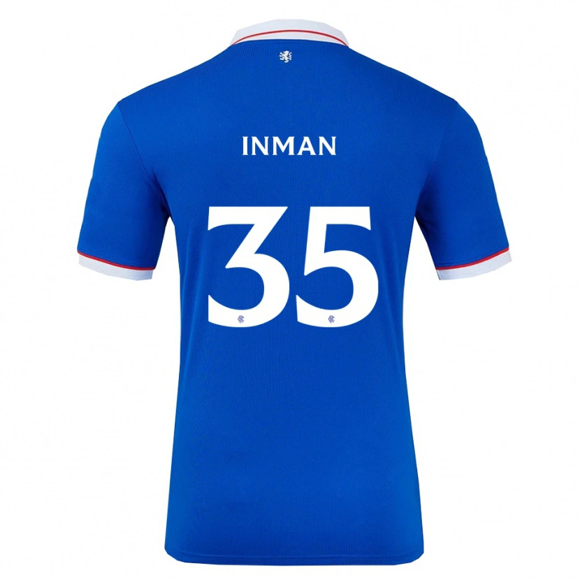 Danxen Kinder Lucy Inman #35 Blau Weiß Heimtrikot Trikot 2025/26 T-Shirt Schweiz