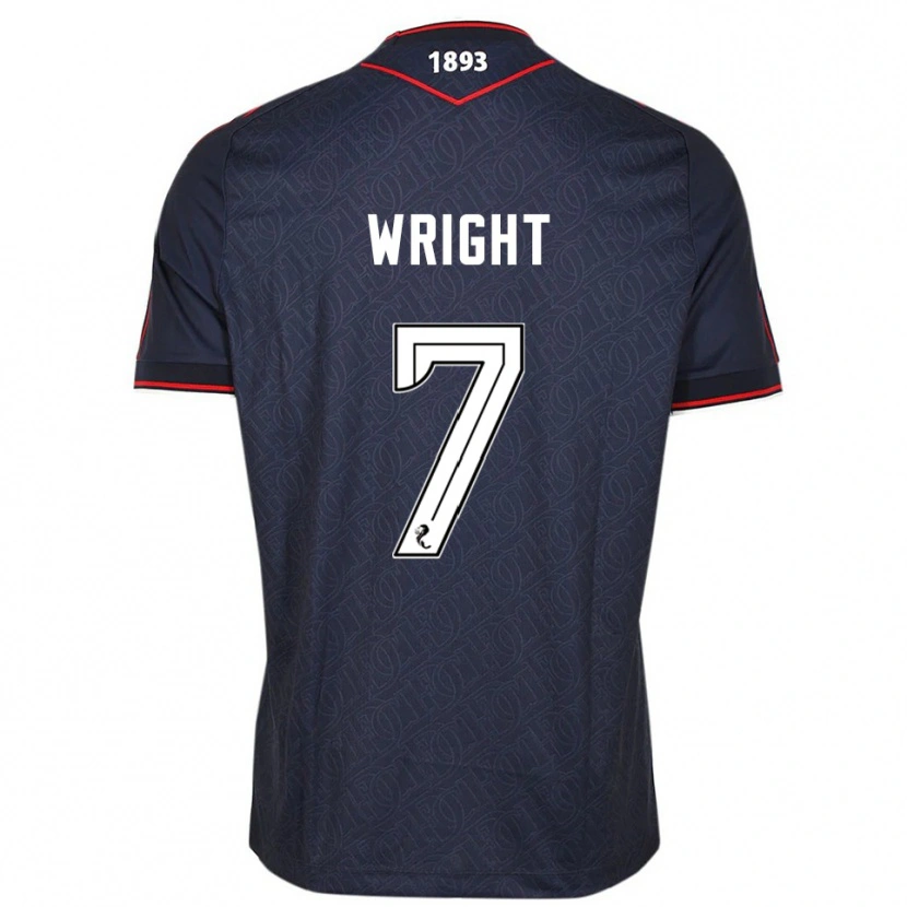 Danxen Kinder Drey Wright #7 Marine Weiß Heimtrikot Trikot 2025/26 T-Shirt Schweiz