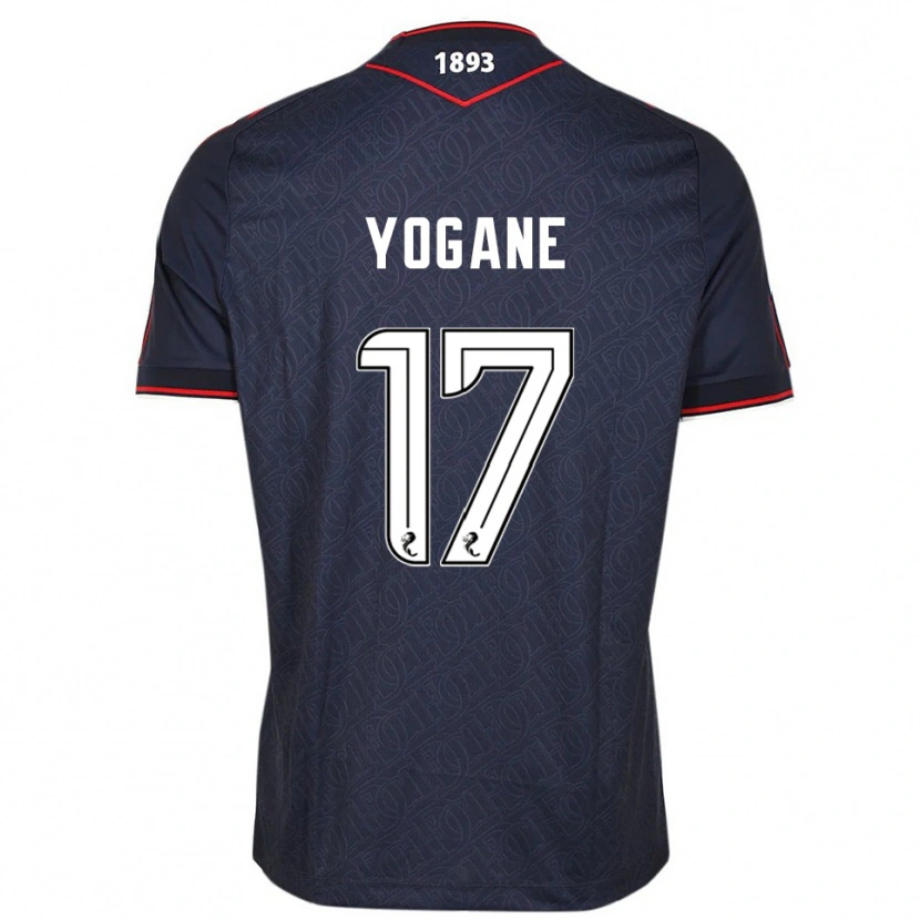 Danxen Kinder Tony Yogane #17 Marine Weiß Heimtrikot Trikot 2025/26 T-Shirt Schweiz