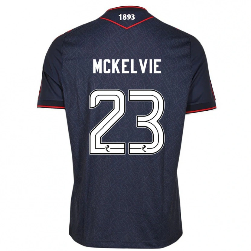 Danxen Kinder Lewis Mckelvie #23 Marine Weiß Heimtrikot Trikot 2025/26 T-Shirt Schweiz
