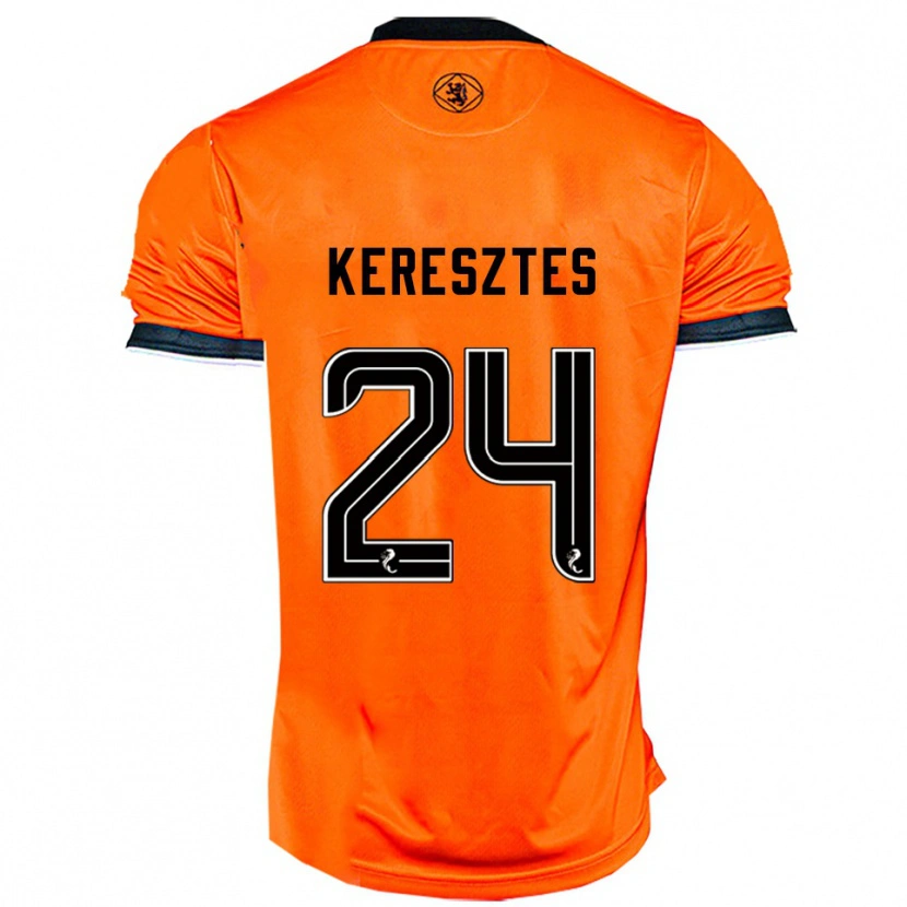 Danxen Kinder Krisztián Keresztes #24 Orange Schwarz Heimtrikot Trikot 2025/26 T-Shirt Schweiz