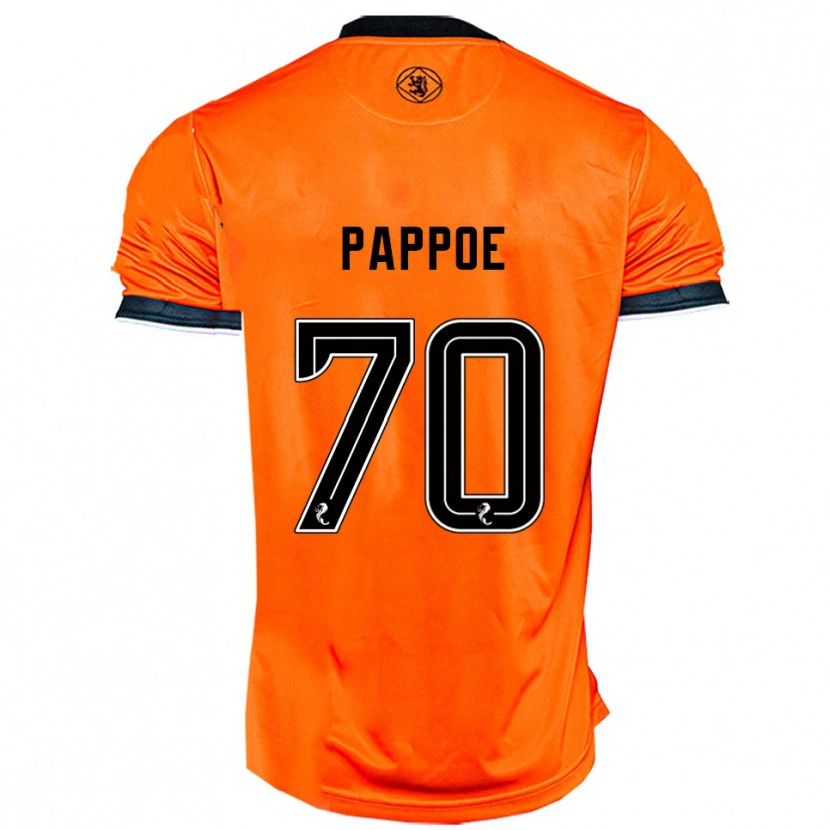Danxen Kinder Isaac Pappoe #70 Orange Schwarz Heimtrikot Trikot 2025/26 T-Shirt Schweiz