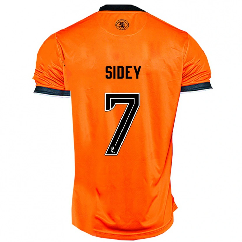 Danxen Kinder Leah Sidey #7 Orange Schwarz Heimtrikot Trikot 2025/26 T-Shirt Schweiz