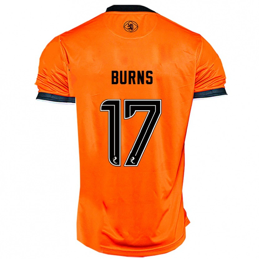Danxen Kinder Megan Burns #17 Orange Schwarz Heimtrikot Trikot 2025/26 T-Shirt Schweiz