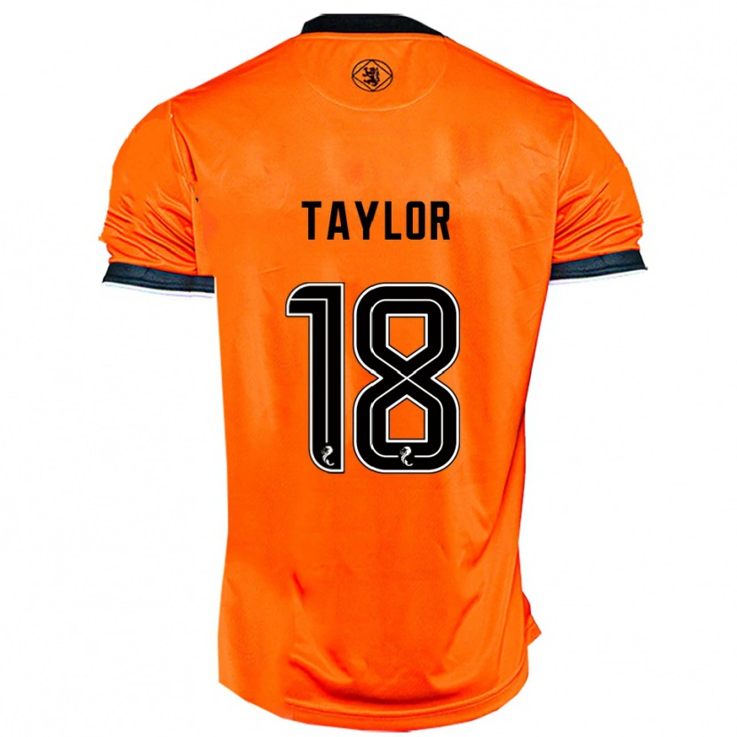 Danxen Kinder Amy Taylor #18 Orange Schwarz Heimtrikot Trikot 2025/26 T-Shirt Schweiz