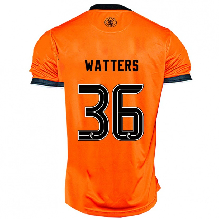 Danxen Kinder Max Watters #36 Orange Schwarz Heimtrikot Trikot 2025/26 T-Shirt Schweiz