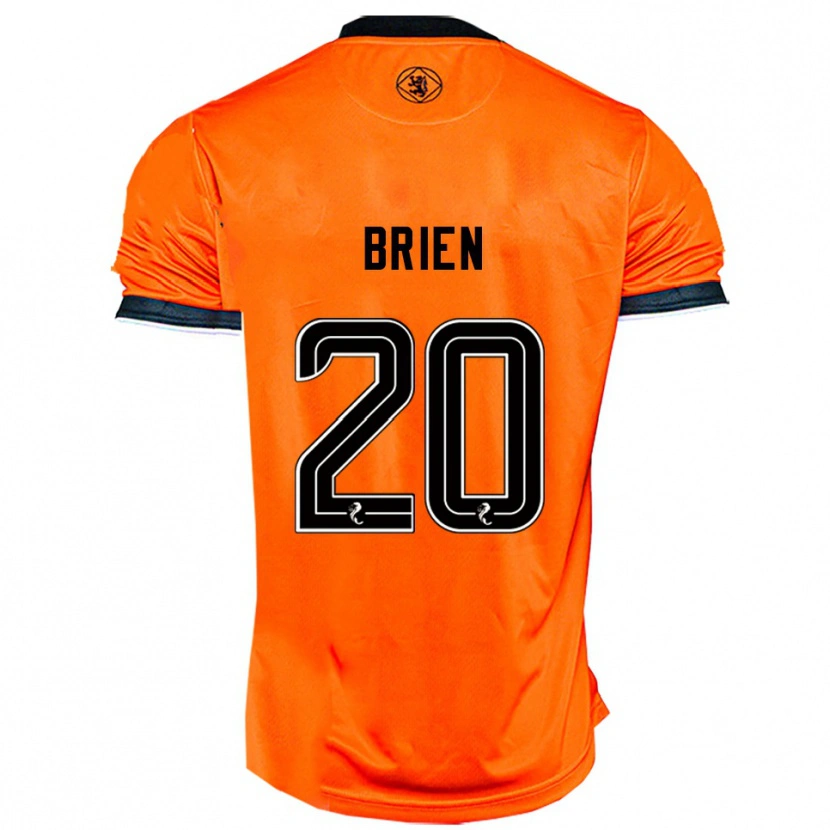 Danxen Kinder Freya Brien #20 Orange Schwarz Heimtrikot Trikot 2025/26 T-Shirt Schweiz
