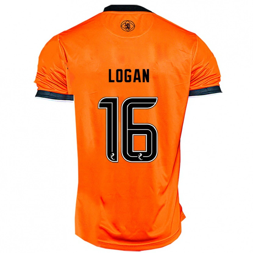 Danxen Kinder Alex Logan #16 Orange Schwarz Heimtrikot Trikot 2025/26 T-Shirt Schweiz