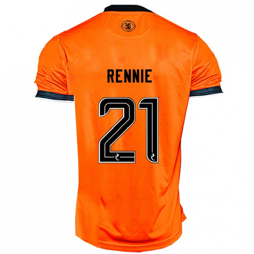 Danxen Kinder Beth Rennie #21 Orange Schwarz Heimtrikot Trikot 2025/26 T-Shirt Schweiz