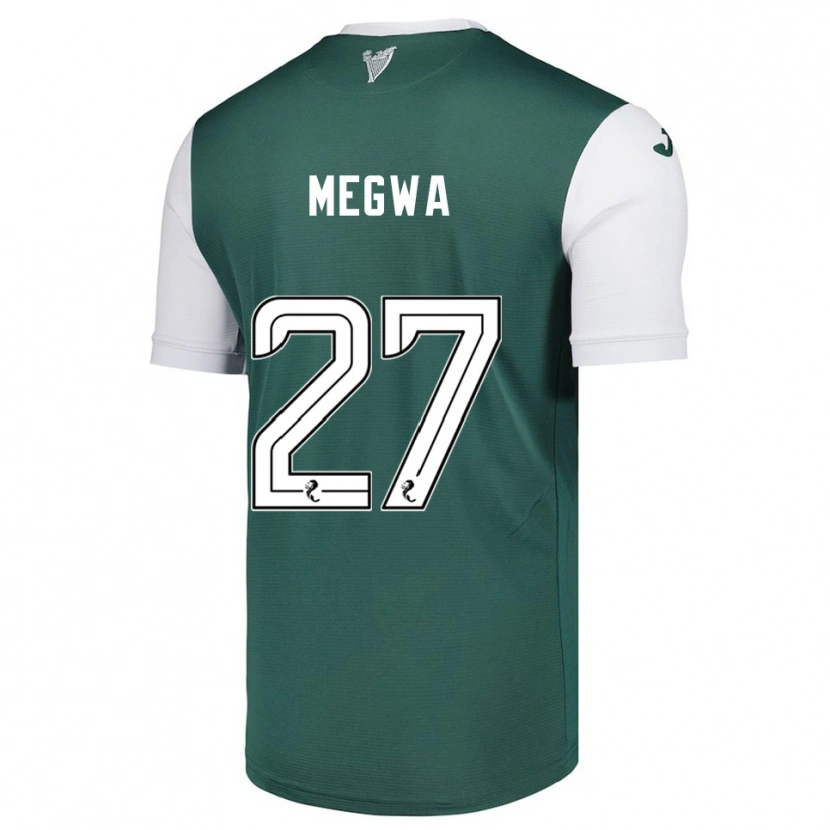 Danxen Kinder Kanayo Megwa #27 Grün Weiß Heimtrikot Trikot 2025/26 T-Shirt Schweiz