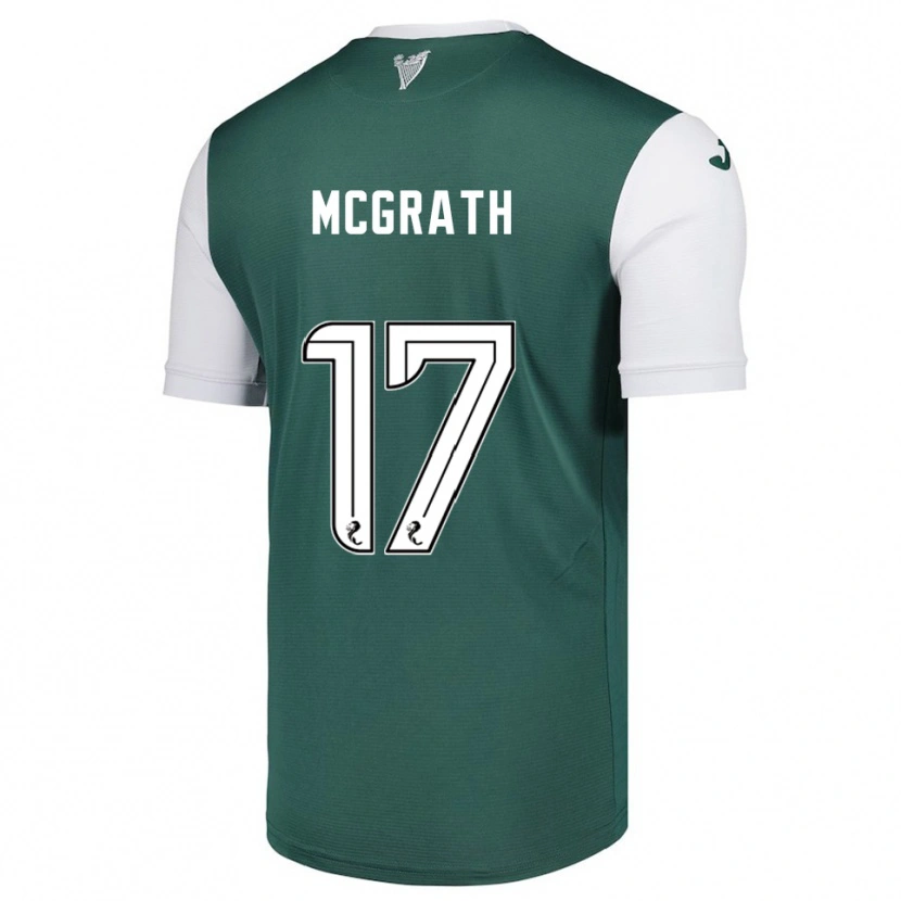 Danxen Kinder Jamie Mcgrath #17 Grün Weiß Heimtrikot Trikot 2025/26 T-Shirt Schweiz