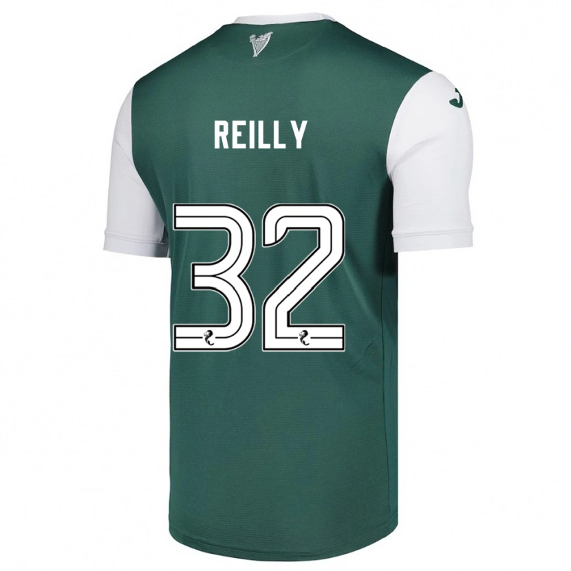 Danxen Kinder Kirsten Reilly #32 Grün Weiß Heimtrikot Trikot 2025/26 T-Shirt Schweiz