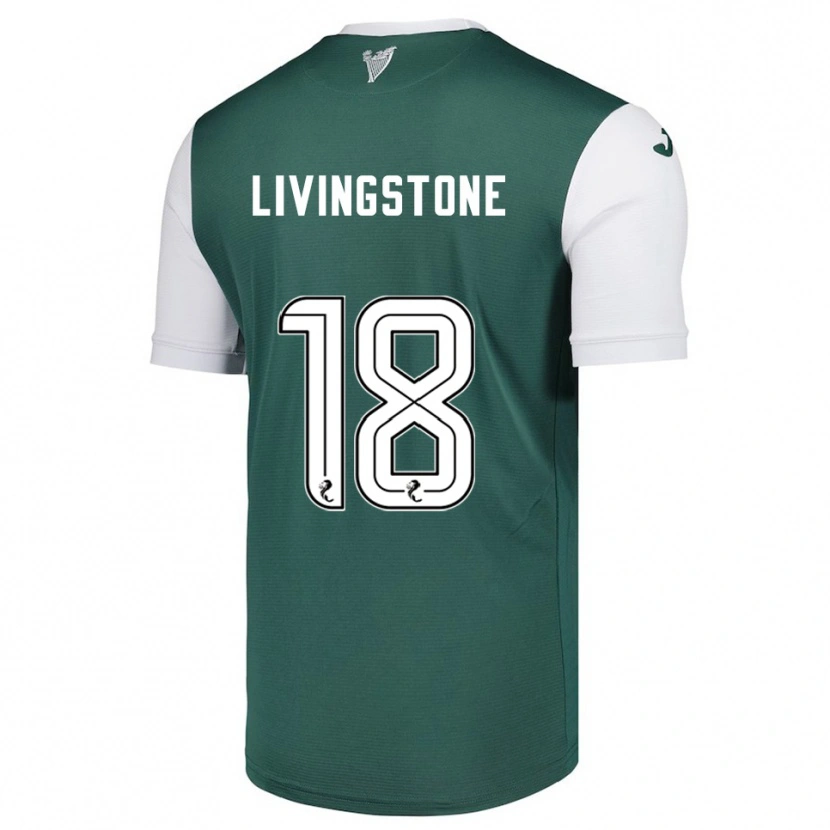 Danxen Kinder Rosie Livingstone #18 Grün Weiß Heimtrikot Trikot 2025/26 T-Shirt Schweiz