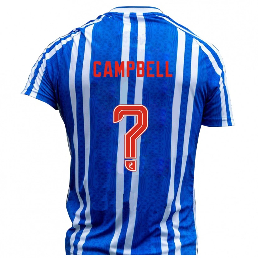 Danxen Kinder Jillian Campbell #0 Blau Weiß Heimtrikot Trikot 2025/26 T-Shirt Schweiz
