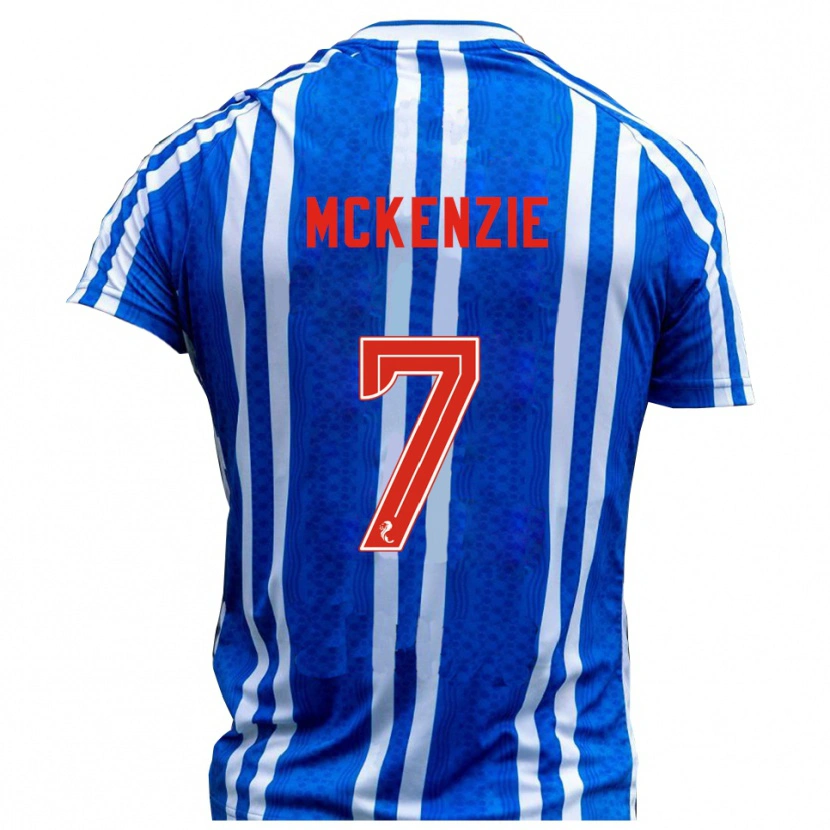 Danxen Kinder Rory Mckenzie #7 Blau Weiß Heimtrikot Trikot 2025/26 T-Shirt Schweiz