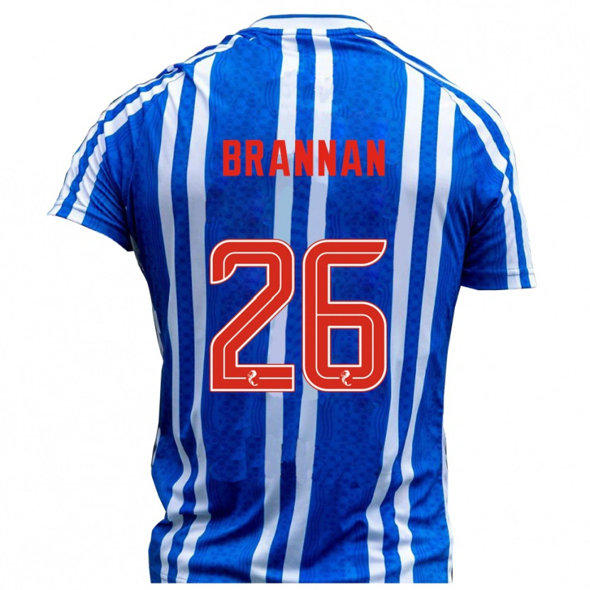 Danxen Kinder Ben Brannan #26 Blau Weiß Heimtrikot Trikot 2025/26 T-Shirt Schweiz