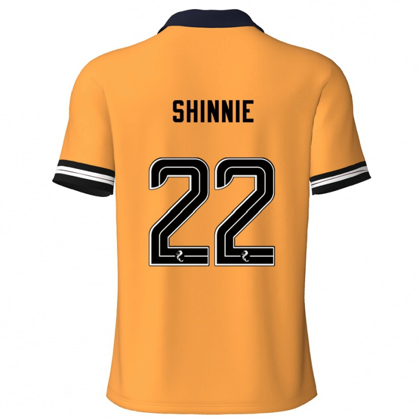 Danxen Kinder Andrew Shinnie #22 Gelb Schwarz Heimtrikot Trikot 2025/26 T-Shirt Schweiz