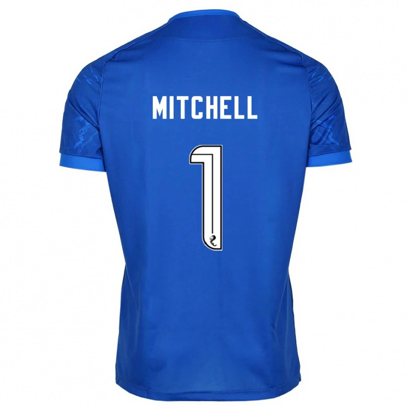 Danxen Kinder Ellie Mitchell #1 Blau Weiß Heimtrikot Trikot 2025/26 T-Shirt Schweiz
