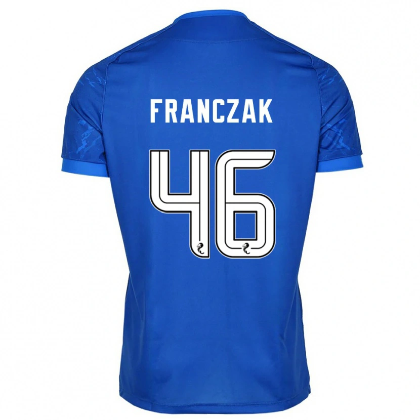 Danxen Kinder Franciszek Franczak #46 Blau Weiß Heimtrikot Trikot 2025/26 T-Shirt Schweiz