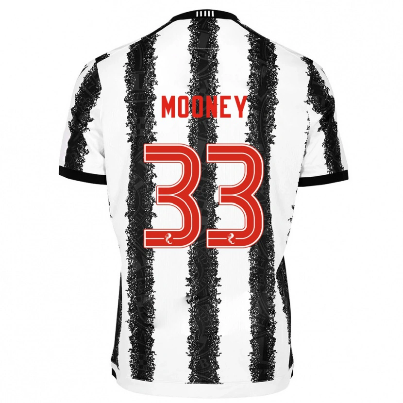 Danxen Kinder Evan Mooney #33 Weiß Schwarz Heimtrikot Trikot 2025/26 T-Shirt Schweiz
