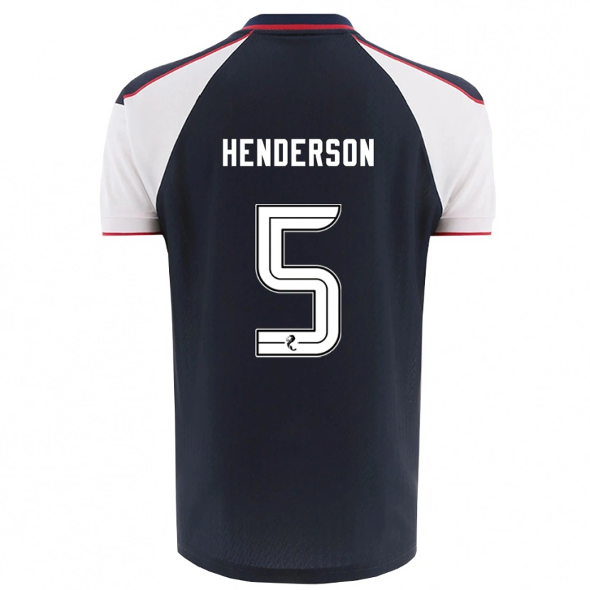 Danxen Kinder Liam Henderson #5 Marine Weiß Heimtrikot Trikot 2025/26 T-Shirt Schweiz