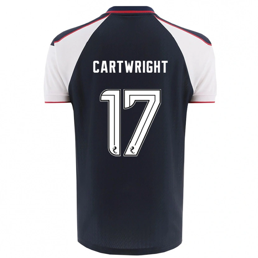 Danxen Kinder Henry Cartwright #17 Marine Weiß Heimtrikot Trikot 2025/26 T-Shirt Schweiz