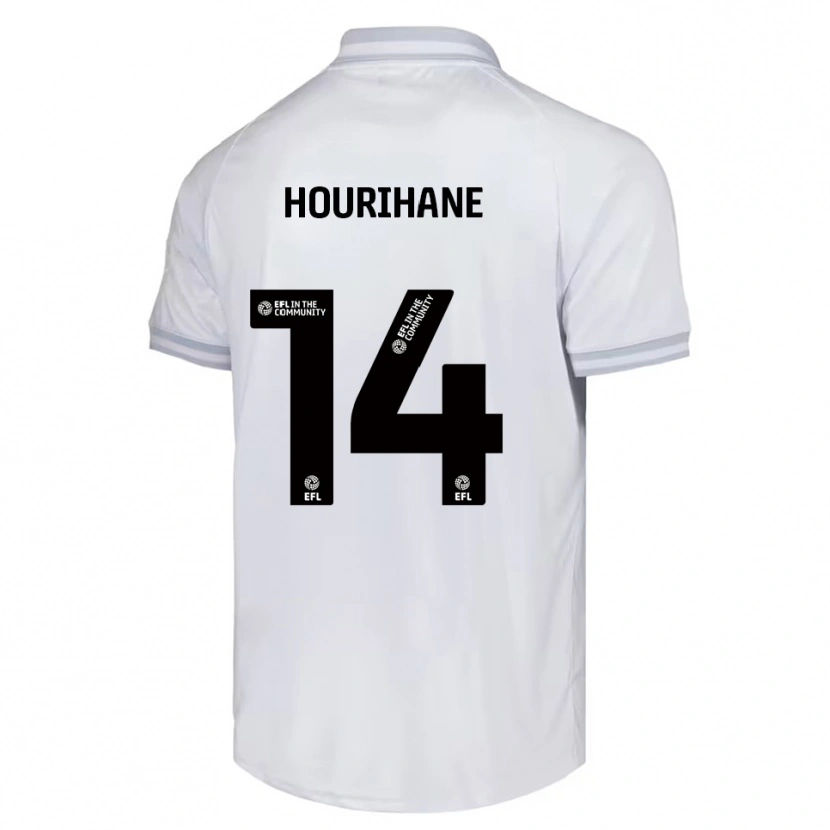 Danxen Kinder Conor Hourihane #14 Weiß Grau Schwarz Auswärtstrikot Trikot 2025/26 T-Shirt Schweiz